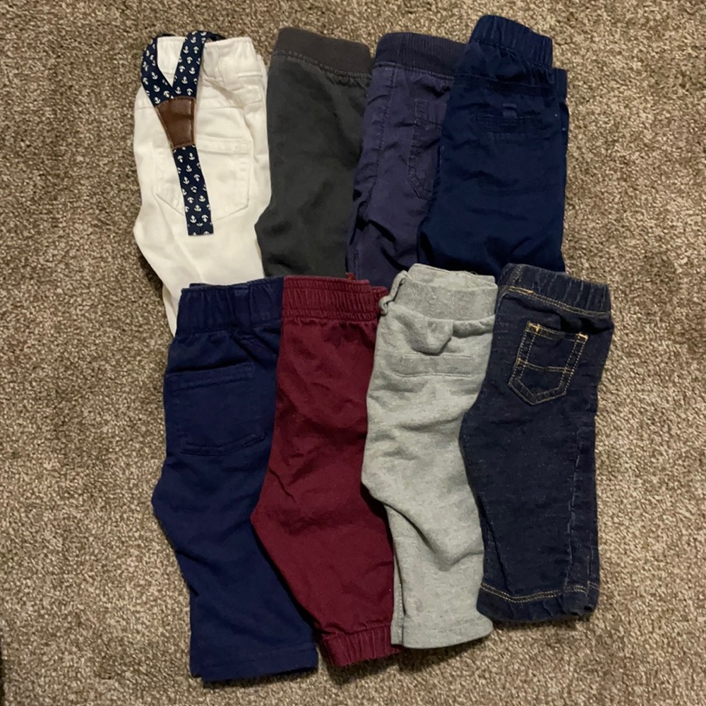 Baby boys casual pants bundle